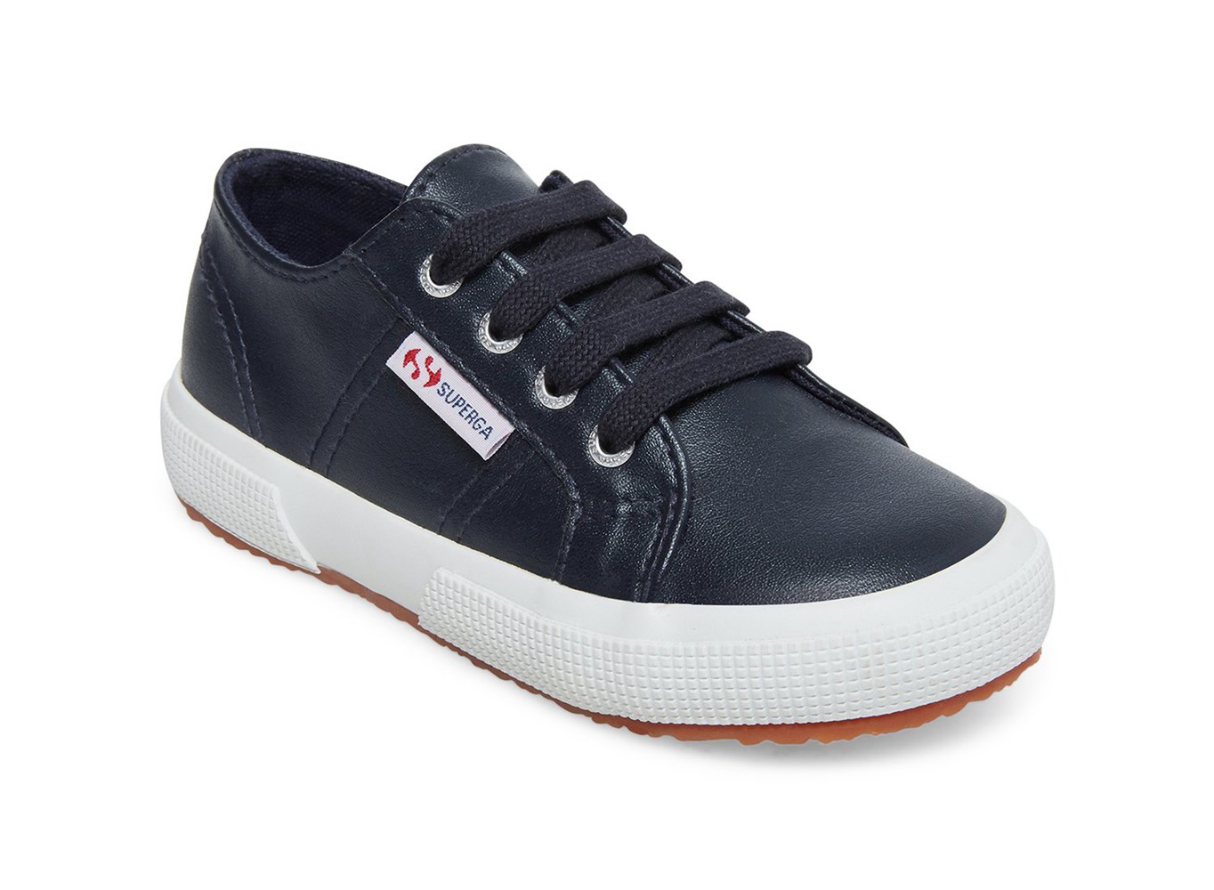 Zapatillas Superga Niños Azul Marino - 2750 Nappaleaj Cuero - 051427JLS